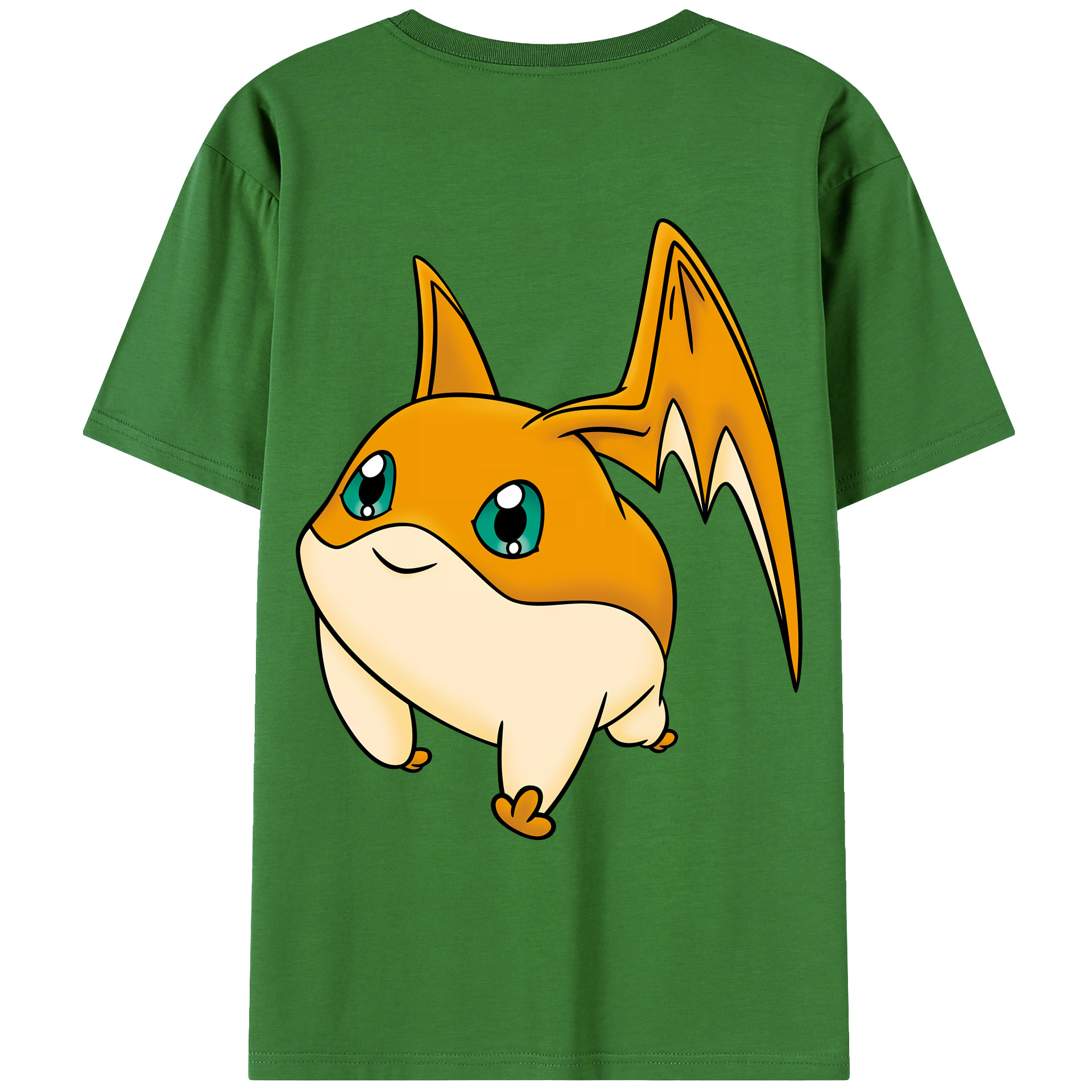 （画像用） Digimon デジタルモンスター/デジモン レディース半袖Tシャツ(バックプリント)